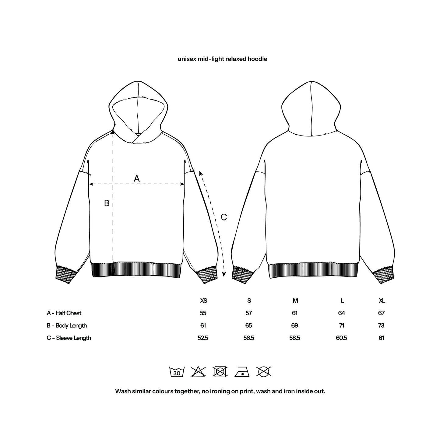 a stick and a ball mascot relaxed fit hoodie