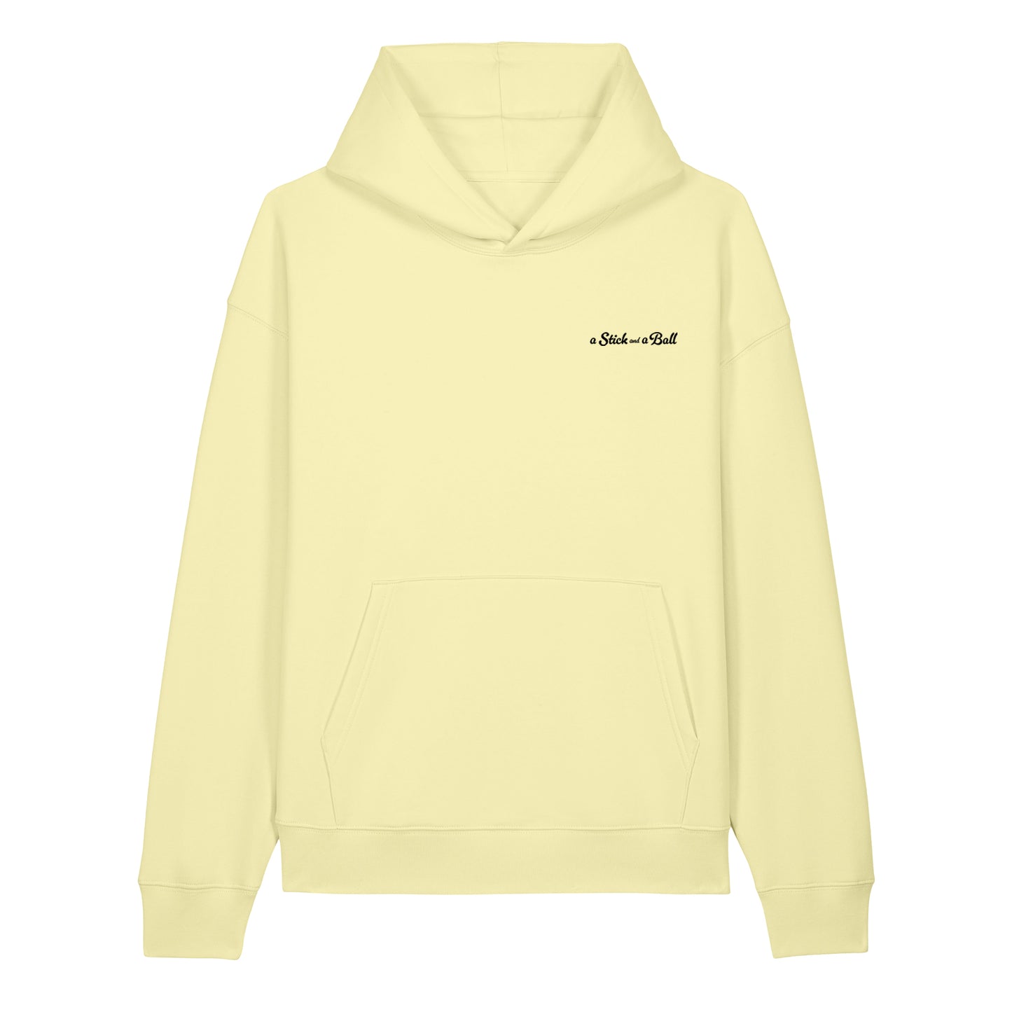 'hockey is life' relaxed fit hoodie