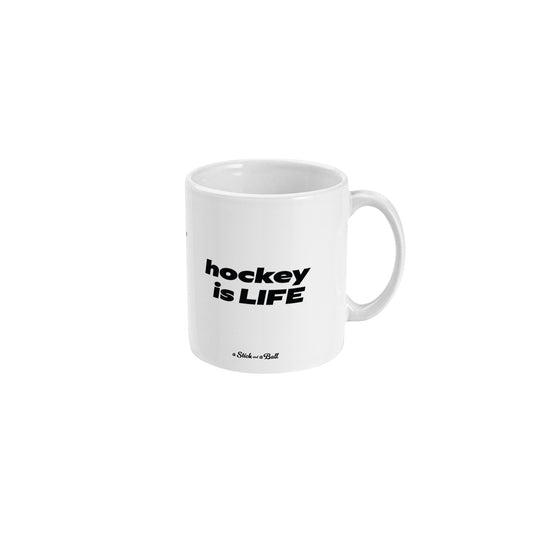 hockey is life mug