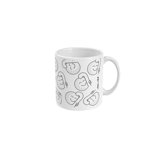 a stick and a ball mug